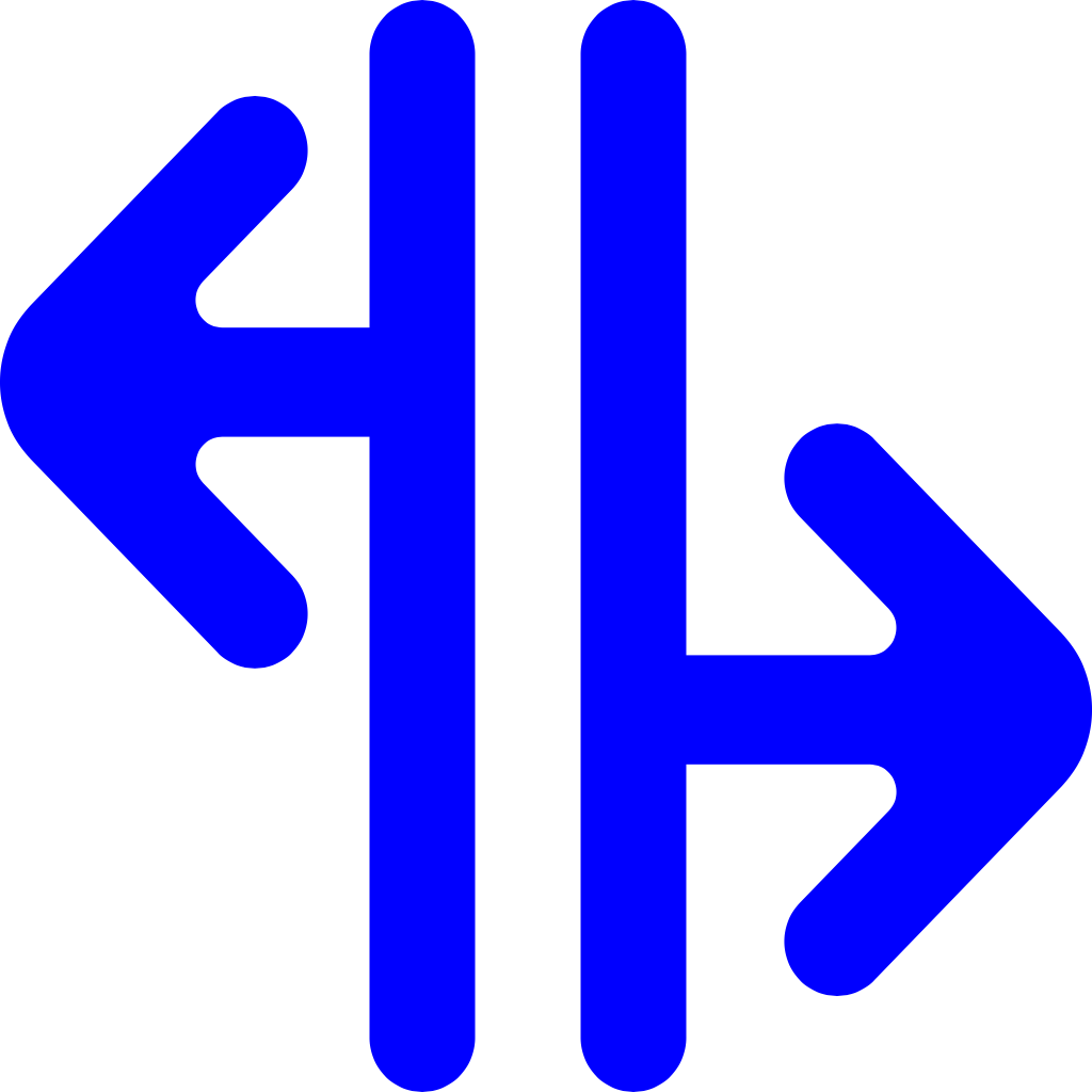 arrows pointing to different sides